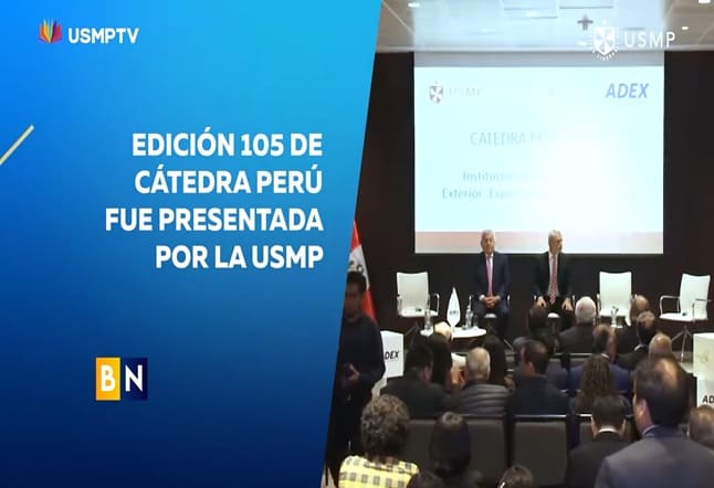 USMP presentó la 105ª edición de la Cátedra Perú